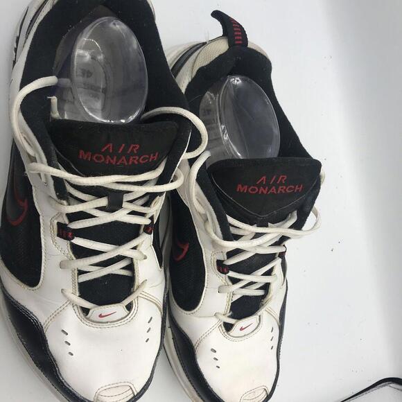 Size 12 - Nike Air Monarch IV White Varsity Red - Picture 2 of 15